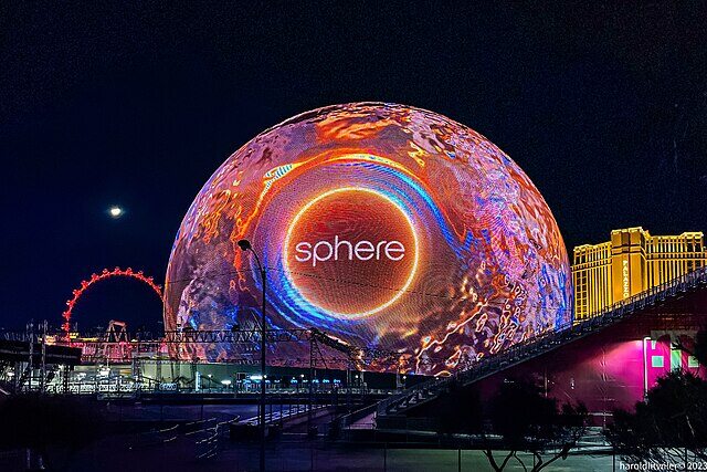 The Las Vegas Sphere, Nevada-By Harold Litwiler